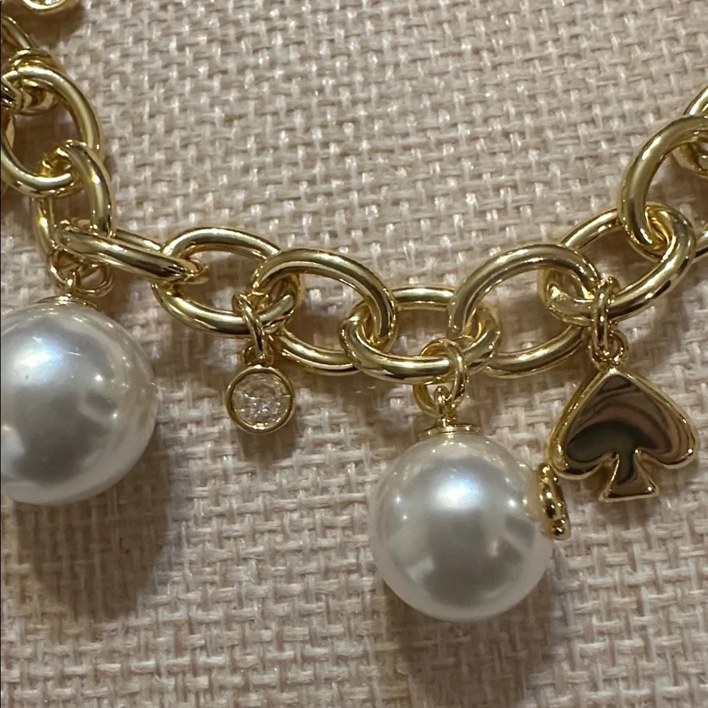kate spade Gold Bracelet with Pearl Accents - Picture 3 of 4
